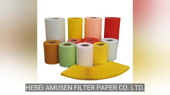 Automotive Filter Paper Corrugated Air Filter Paper for Heavy Duty
